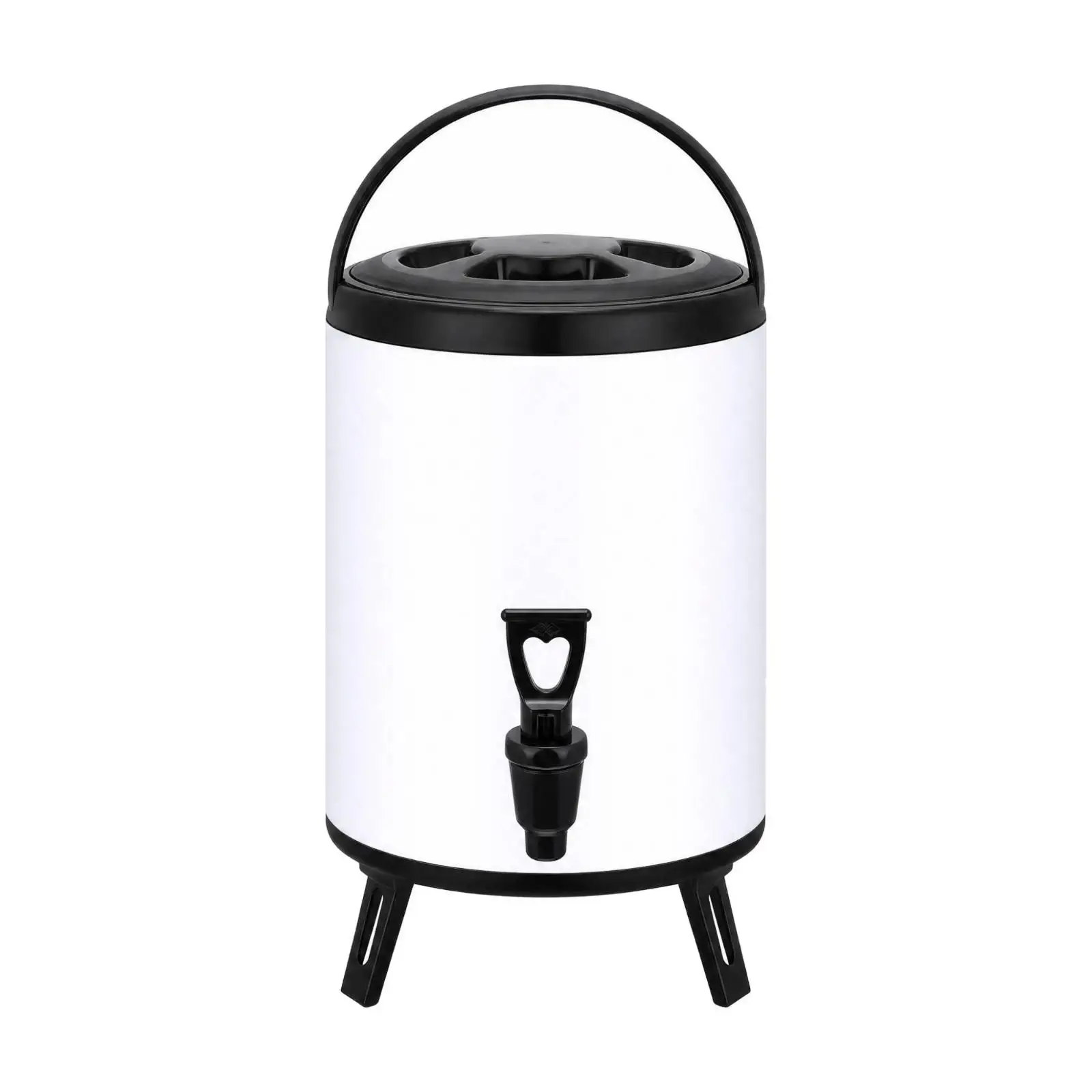 Portable Insulated Drink Server Stainless Steel Thermal Container with Handle for Self Service Drinks