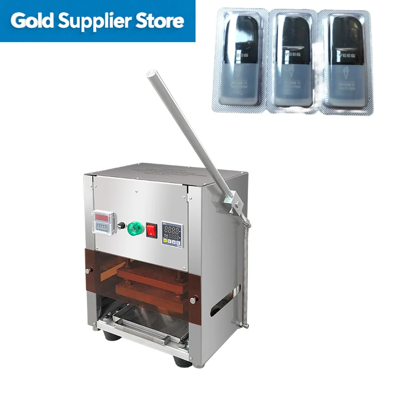MTBP-180 Small Manual Tablet Blister Packing Machine for Candy , Tool,Chewing Gum