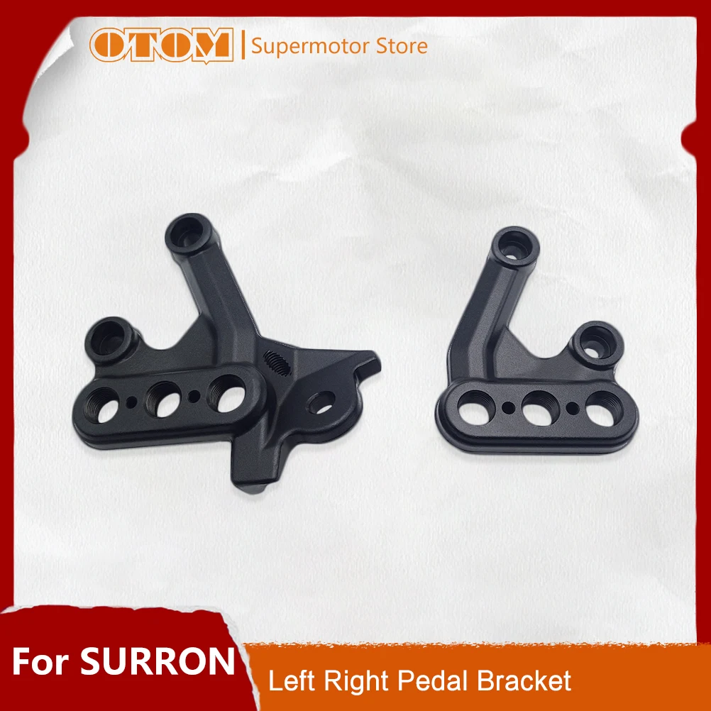 

OTOM Motorcycle Original Left Right Footpegs Bracket Foot Pegs Pedal Footrest Stand For Sur-Ron Light Bee X S Cross-country Bike