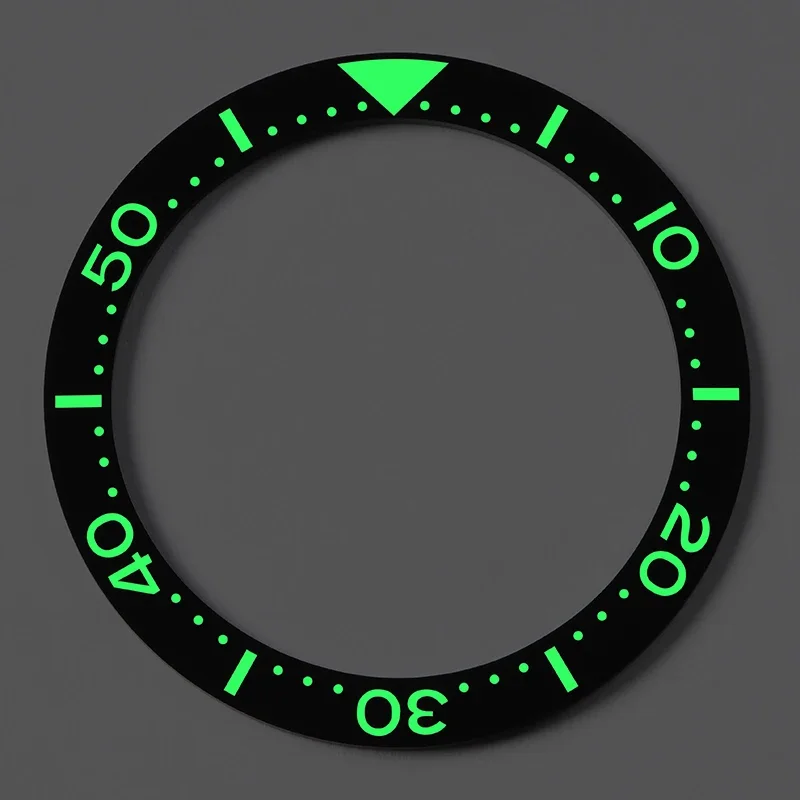HEIMDALLR 31.2-39.2 مللي متر الحافة السيراميك إدراج ل NH35 NH36 حركة الغوص ساعة رجل ساعة أوتوماتيكية C3 سوبر مضيئة