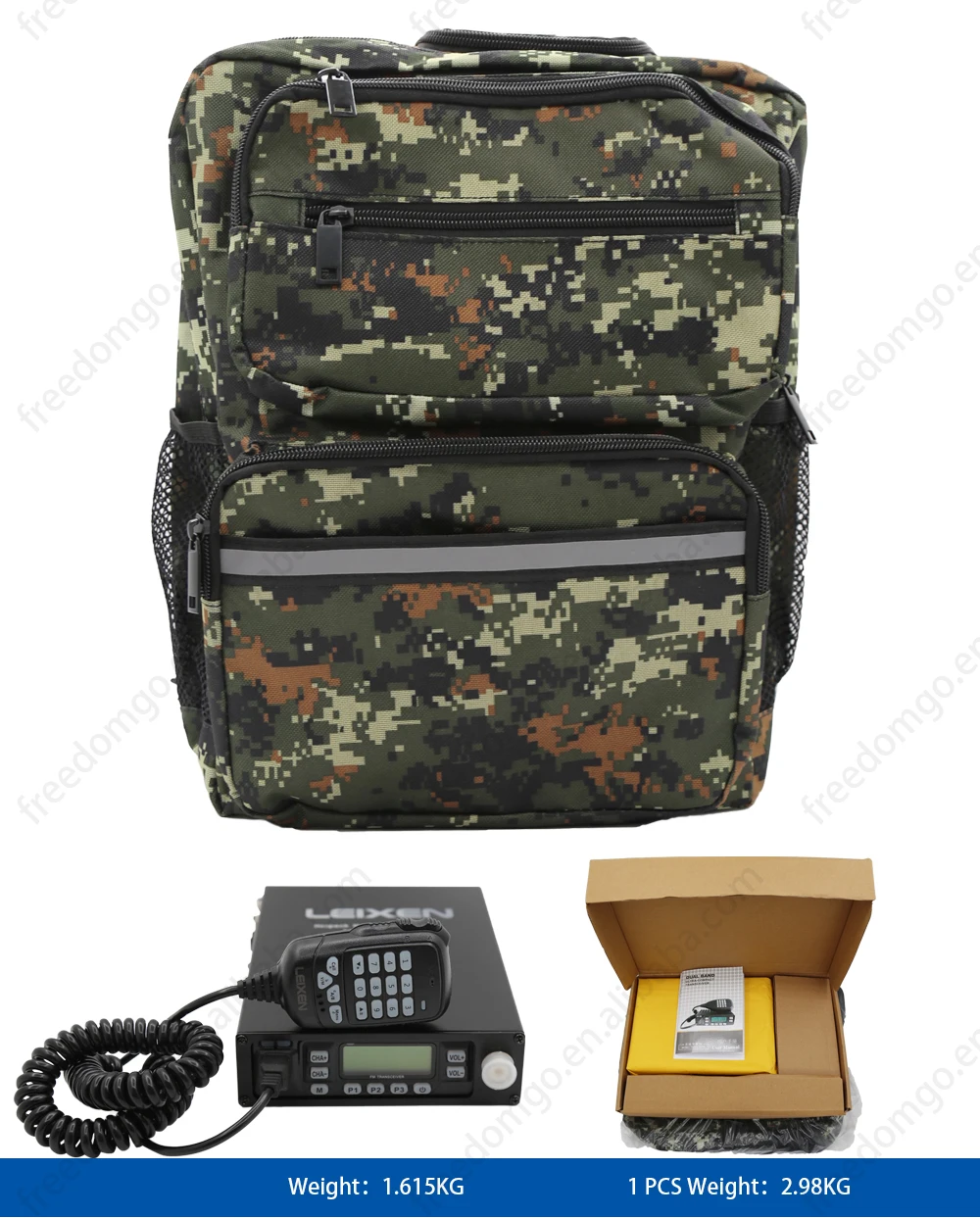 LEIXEN LX VV-898SP + BAG 20W CB Rádio Longo Alcance 10km Walkie Talkie Bolsas Produto Incluido