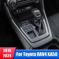 For Toyota RAV4 XA50 2019 2020 2021 2022 2023 2024 Hybrid Car Gear Shift Panel Frame Protector Cover Trim Accessories