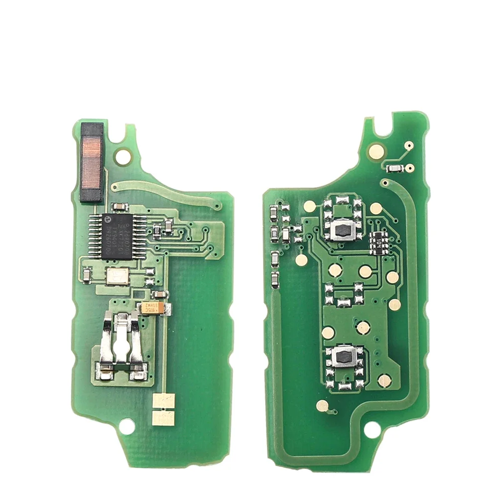 KEYYOU 433Mhz ID46 ASK/FSK 2 pulsanti chiave auto per Peugeot 207 307 407 208 308 408 607 chiave remota Partner