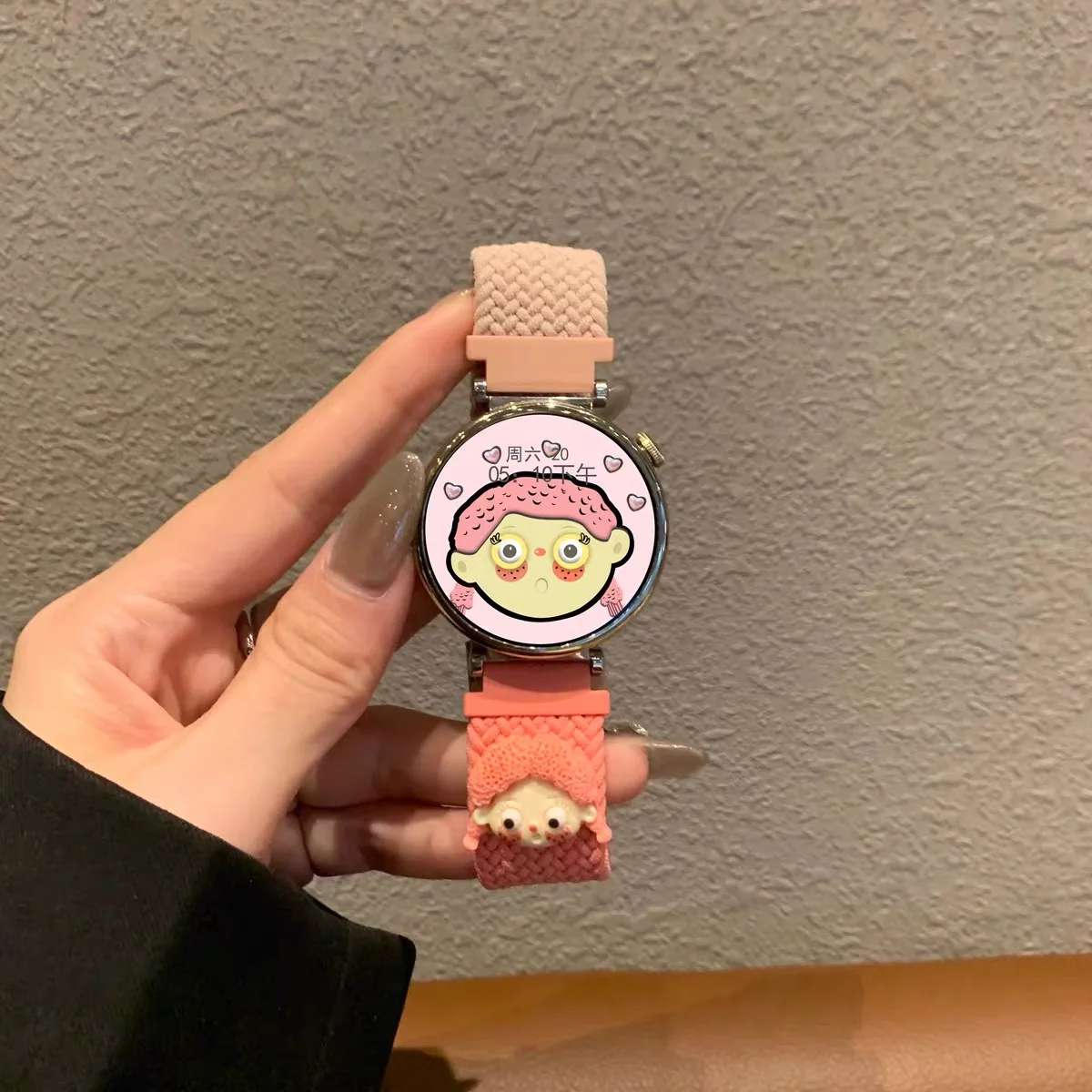 Tali untuk Samsung Galaxy Watch 7 FE 5 Pro 4 6 classic 44mm 40mm Gelang olahraga nilon kepang correa Tali Galaxy Watch 7 wanita