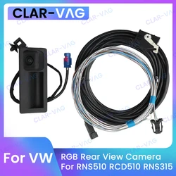 For VW Jetta Golf Plus Tiguan RNS510 RCD510 RNS315 Original RGB Rear View Reversing Camera Trunk Handle 16D827566A 56D827566A