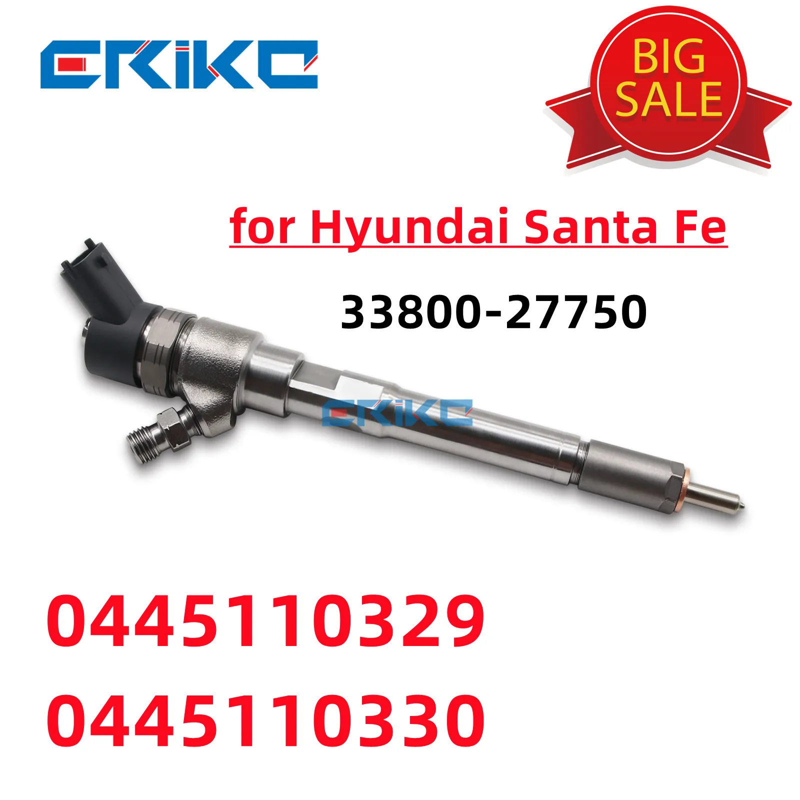 0445110329 0445110330 Common Rail Injector 0 445 110 329, 0 445 110 330 for Hyundai Santa Fe 07-09 33800-27750 0445 110 329