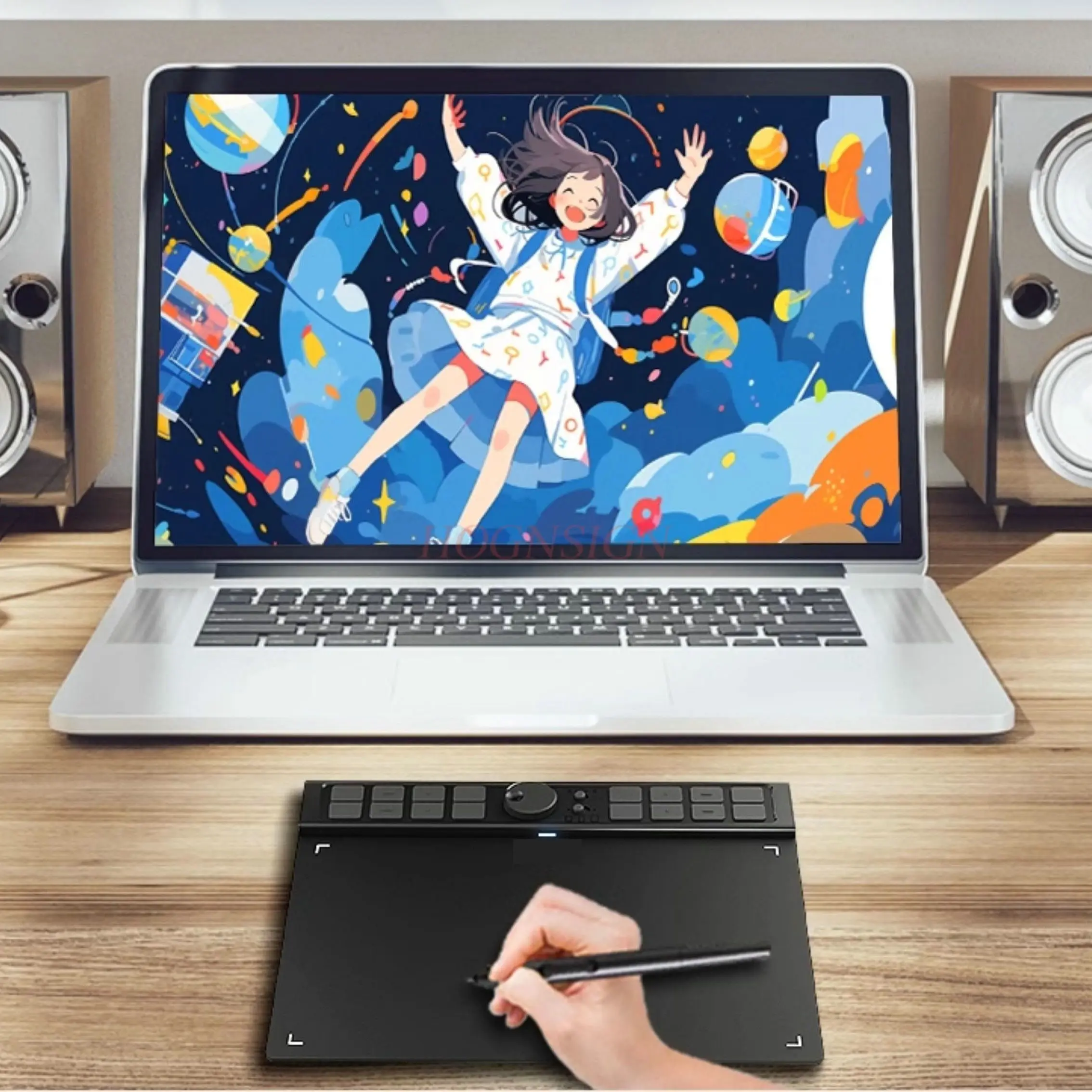 1 قطعة لوحة رقمية للطلاب المبتدئين، لوحة رسم للهاتف المحمول، لوحة رسم الكمبيوتر، لوحة الكتابة، الرسم الإلكتروني #4