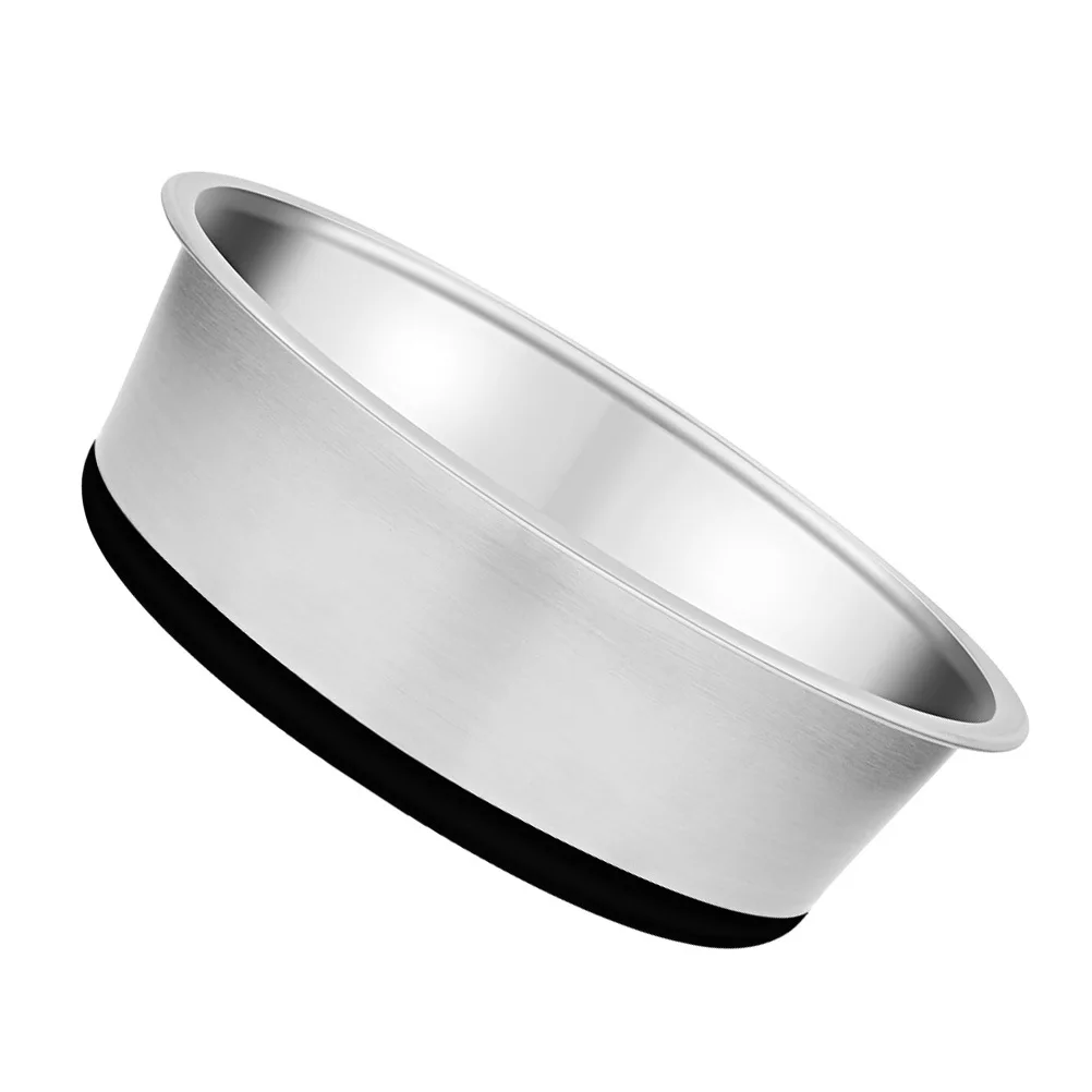 

Stainless Steel Dog Feeding Bowl Non-Slip Pet Food Container Cat Food Holder Puppy Water Feeder Durable Household Dog Bowl