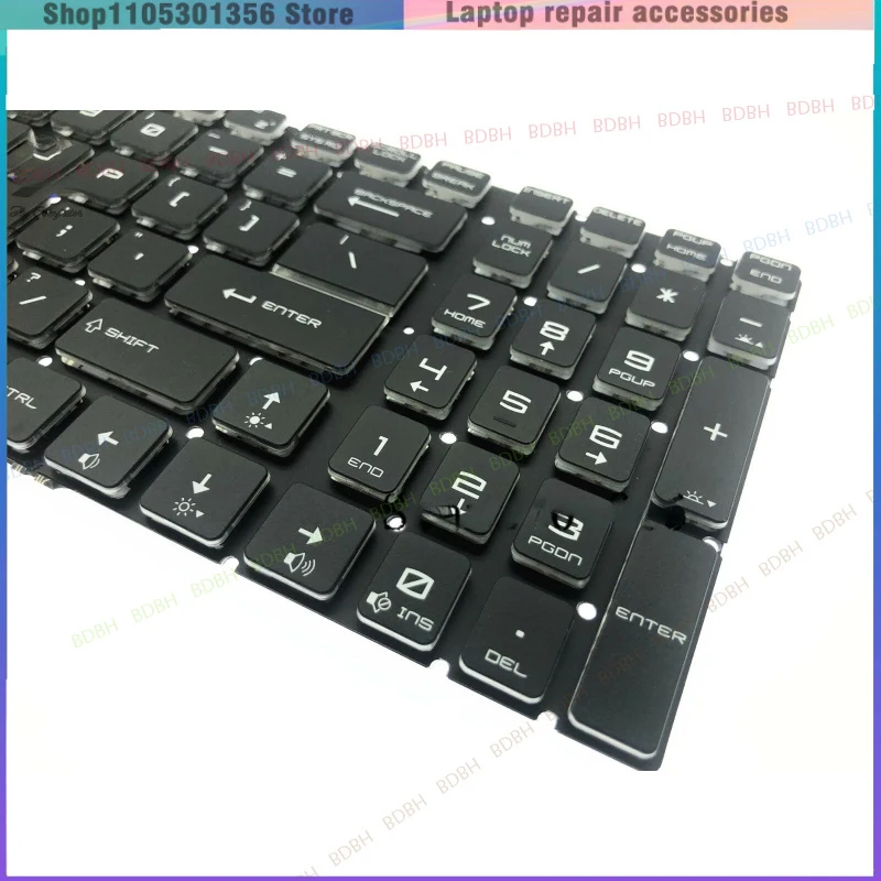 New For MSI GP63 GP73 GF62 GF62VR GF72VR Keyboard Full Colorful Backlit US