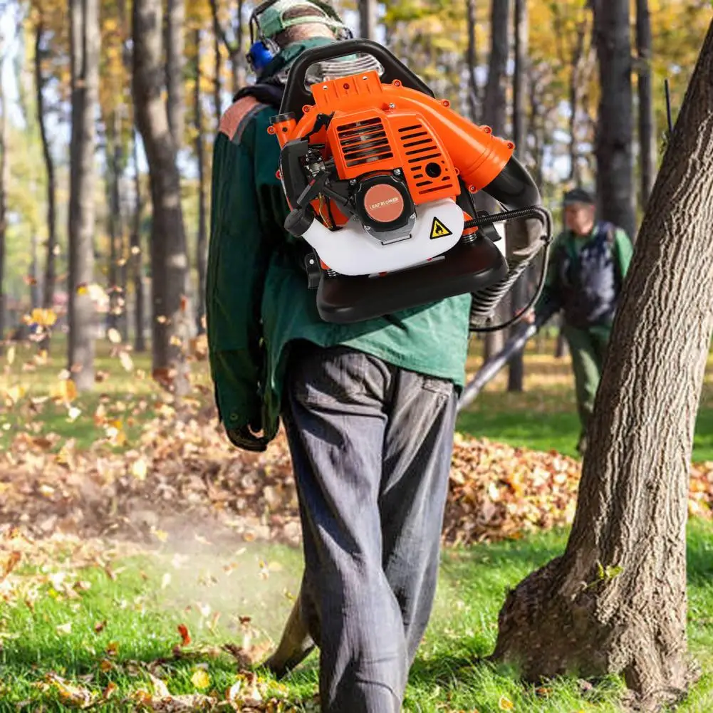 52CC Gas Powered Backpack Leaf Blower 2 Stroke Strong Wind Snow Blower 550 CFM Garden Yard Power Tools