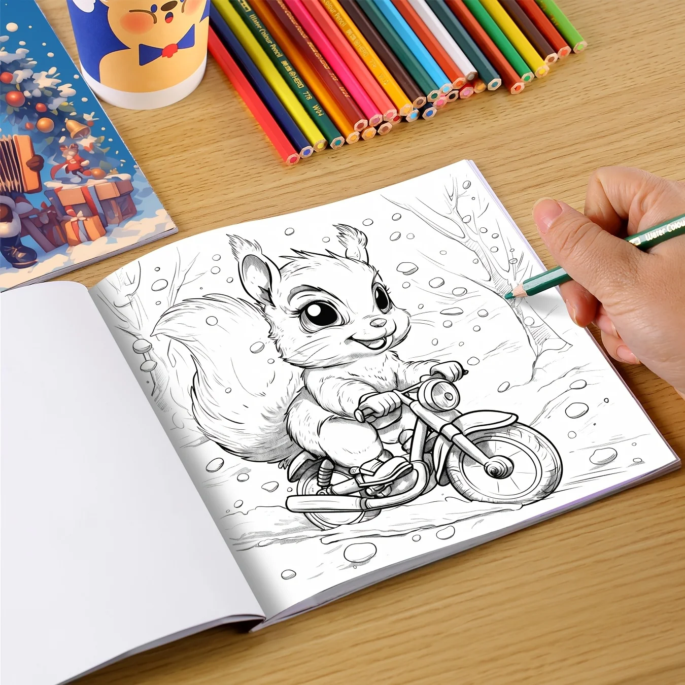 1 Pc 25 Pages Cute Cartoon Animals Coloring Book Teens Adults Reduce Anxiety And Promote Relaxation Self Drawing Book