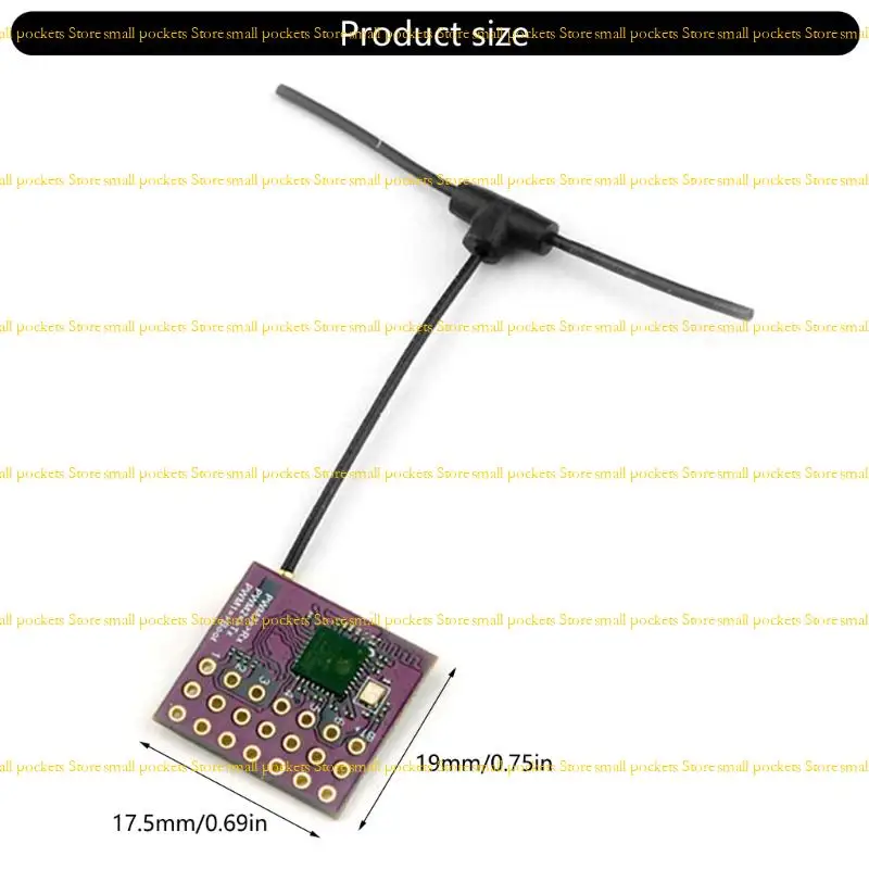 R1WD High Accuracy 6 Channel Unmanned vehicle Receiver with Lightweight PCB Design for Stable Transmission