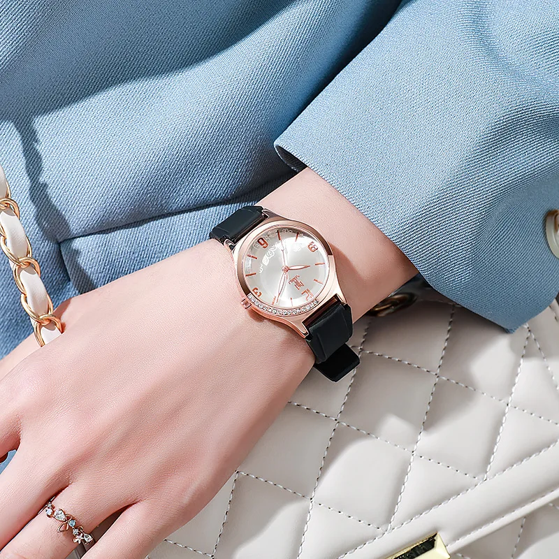 ساعة كوارتز رقمية بسيطة للنساء من UTHAI ، أزياء نسائية ، ساعة ، كاجوال ، حزام سيليكون ، طباعة ، بنات ، طالب ، ساعة يد ، جديدة