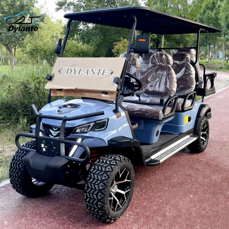 

Brand New Off-road Golf Cart 6-Seater Shooting Hunting Transport Vehicle Customized 48V 72V Luxury Electric Sightseeing Vehicle