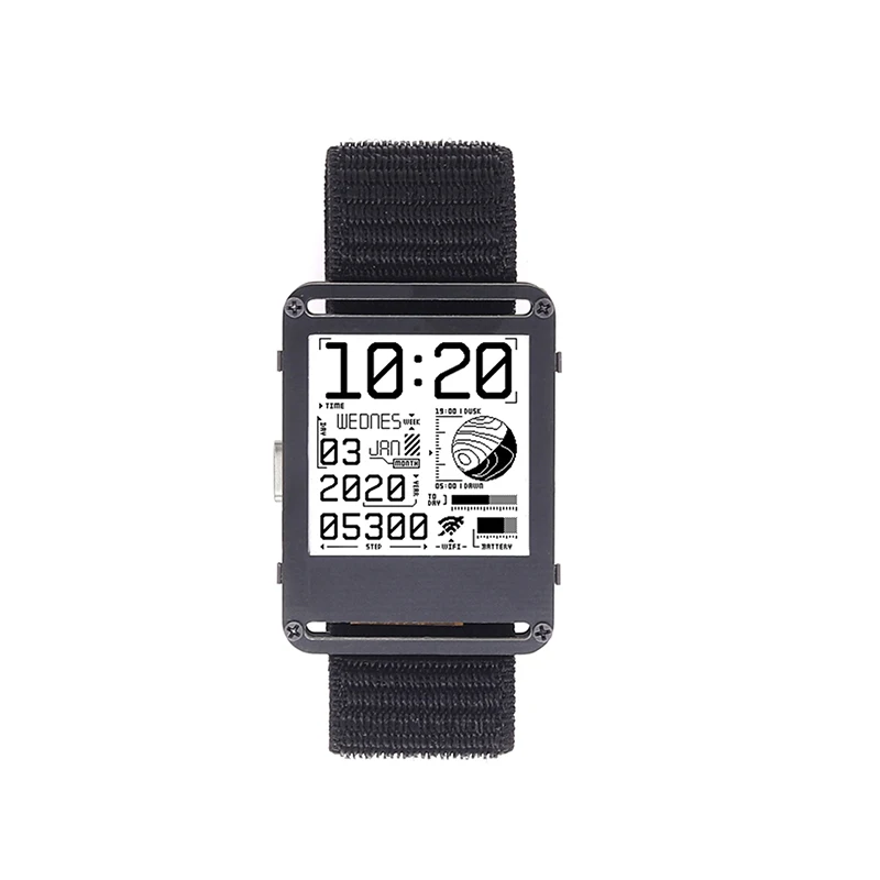 

Watchy ESP32 Programmable Electronic Watch Ink Screen Angle Viewing Wallpapers Ultralow Freely Power Wide Consumption Can S S7N4