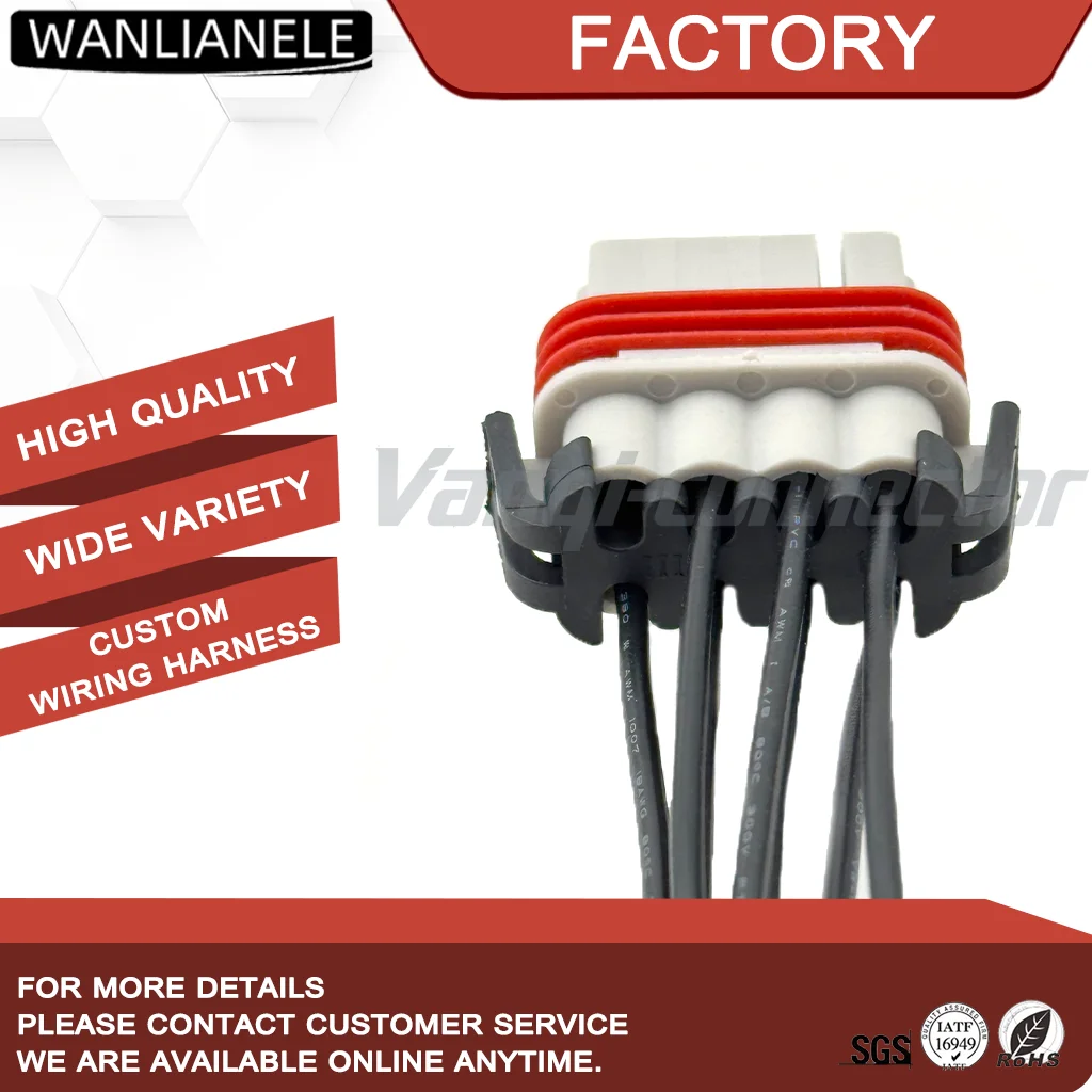 50set 12047938 8Pin 7Usable Sealed Automotive Connector Female Housing Light Gray Car Wiring Harness