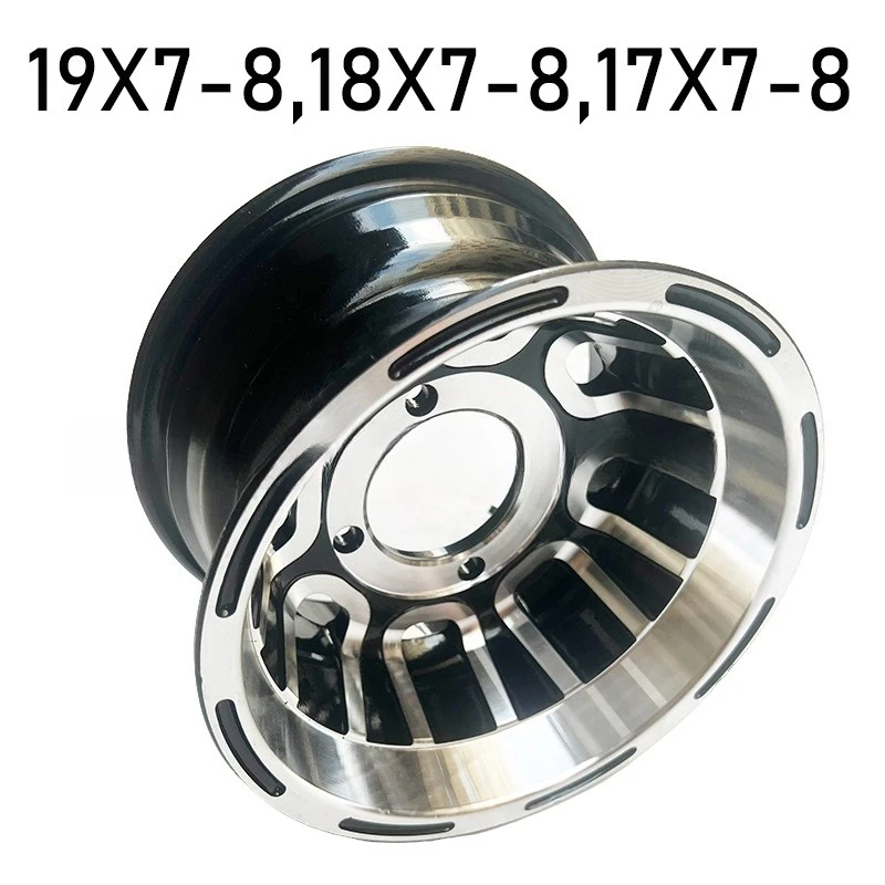 Suitable for modified four-wheeler large/small bull beach car 19x7-8 18x7-8 inch small four-hole front aluminum wheel rim