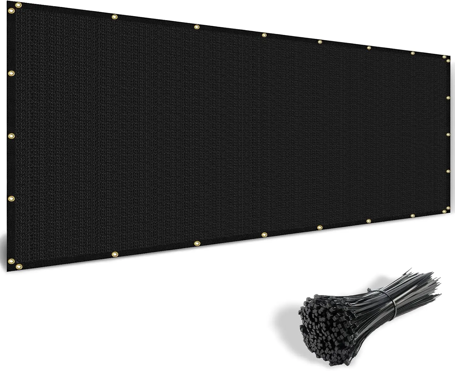 Black Sun Shade Cloth, 90% Shade Cloth for Garden, 10' x 13' Pergola Shade Cover Canopy, Heavy Duty Mesh Shade Tarp, Outdoor Sun Shades for Patio, Garden, Greenhouse, Backyard, Custom Sizes