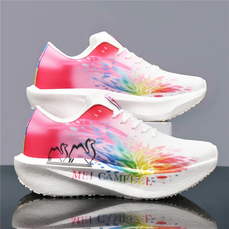 Men's Running Shoes Sneakers Trainer Shoes Mesh Couple Off-road Outdoor Cushioning Breathable Luxury shoes Race Non-Slip Fashion