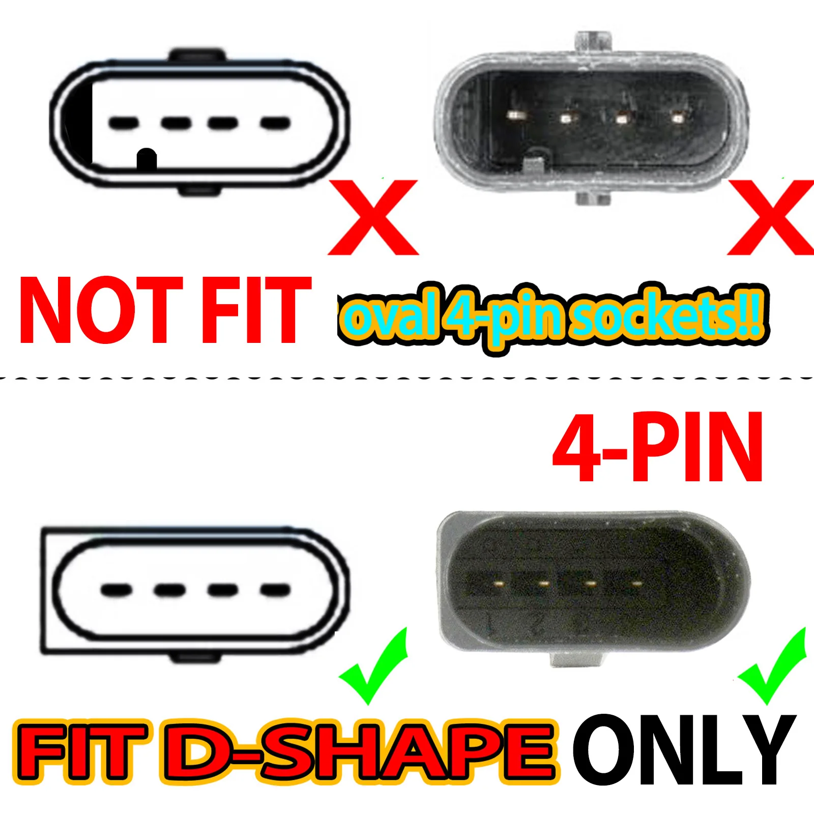 Pair MAP Boost Pressure Sensor Connector Plug Loom Wiring For VW Audi Seat Skoda 1J0 973 704