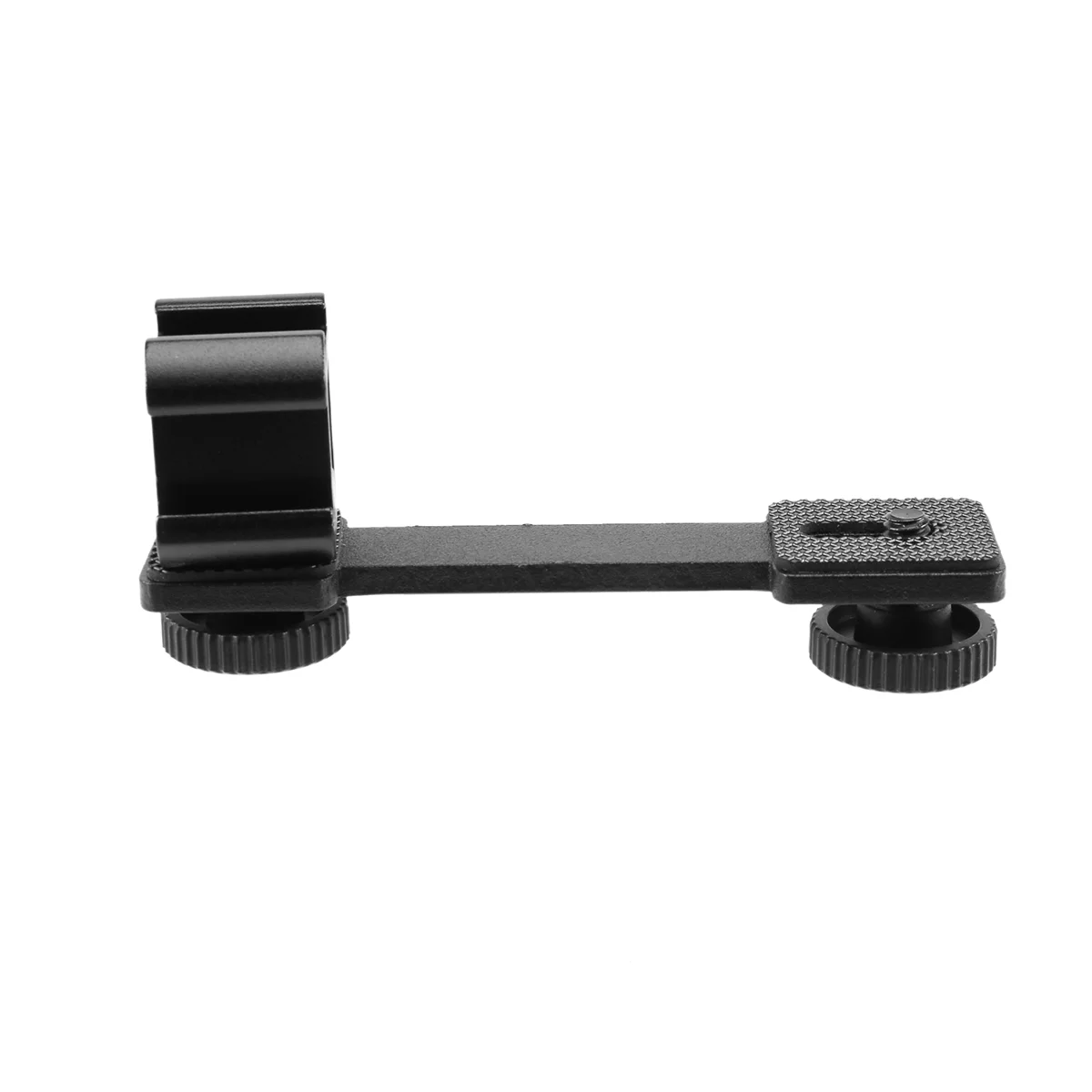 Universal Triplo Cold Shoe Mount, suporte de extensão, suporte adaptador para LED Video Light DSLR Phone Gimbal