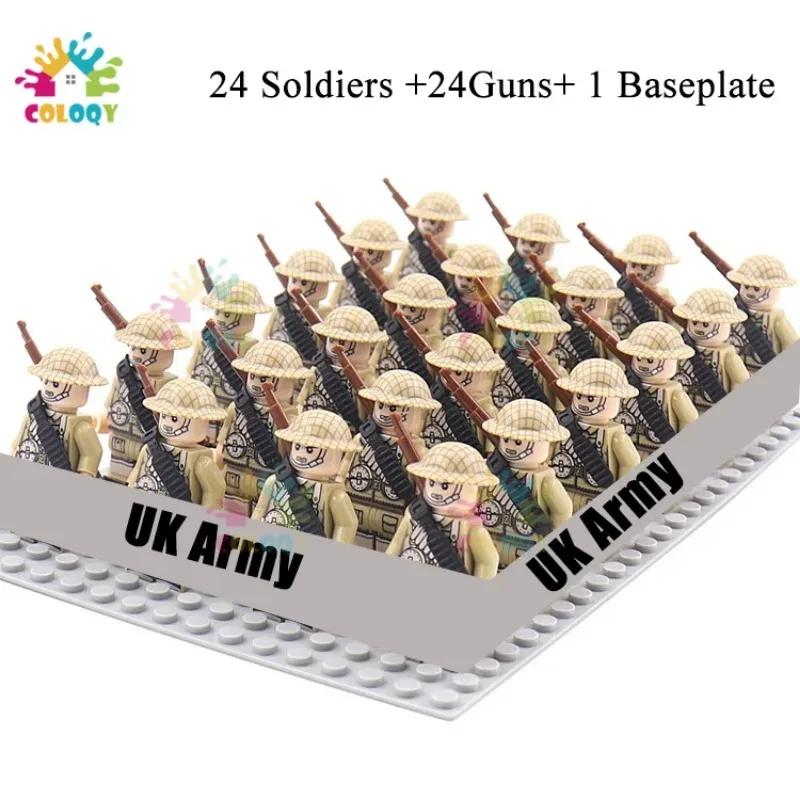 Muñecos de soldados de la Segunda Guerra Mundial, juguetes de falanza de voluntarios soviético-americanos de ocho posiciones, muñecos humanoides, juguetes educativos, regalos de cumpleaños.