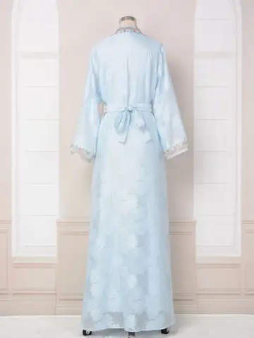 Marockansk kaftanklänning för kvinnor, bröllopstakchita, 2-delat set, islamiska kläder, turkisk kaftanklänning, ramadan, arabisk klänning 10 best sales Marockansk brudklänning - №5