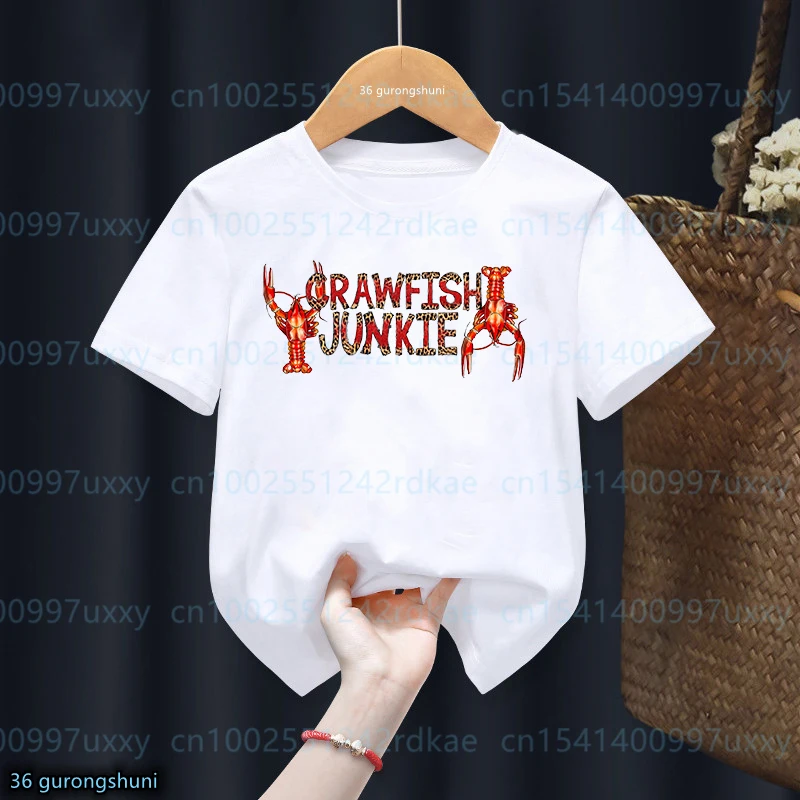 Neue Sommer Jungen T-Shirt lustige Krebse, Bier Grafik druck Kinder T-Shirt Mode Mädchen T-Shirt niedlichen Jungen Mädchen Universal kleidung