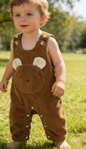 Baby Overalls Spring and Autumn Baby Jumpsuit Casual Loose and Fashion Boy and Girl Cute and All-match Pants
