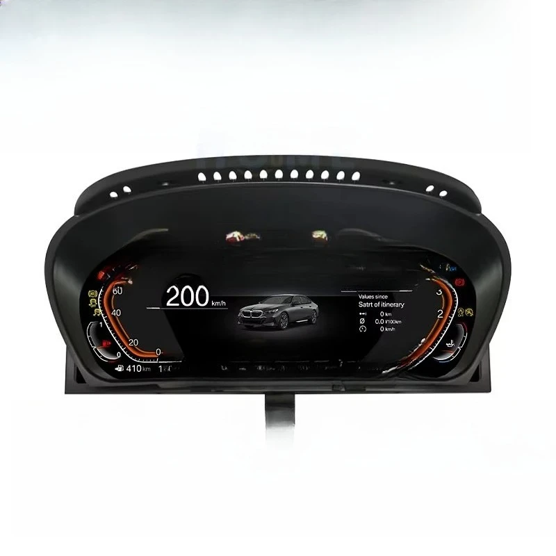 سيارة LCD لوحة القيادة الرقمية ل X5 E70 X6 E71 لوحة أداة العنقودية الديك عداد السرعة Carplay التحكم المركزي 2006-2013 #2
