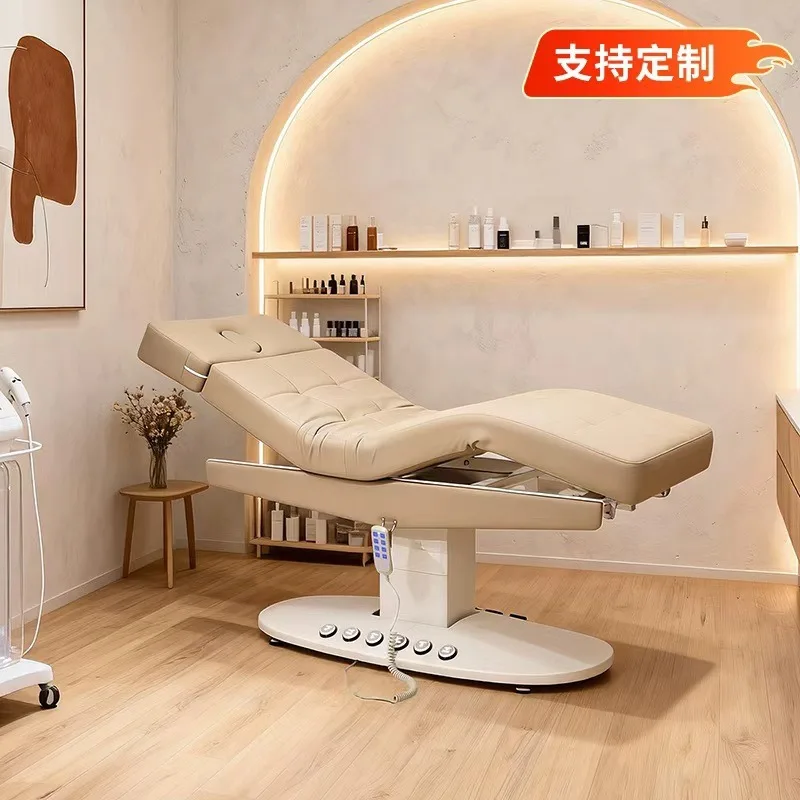 High-end export electric beauty bed, special physiotherapy massage bed for beauty salons, multi-functional lifting micro-plastic