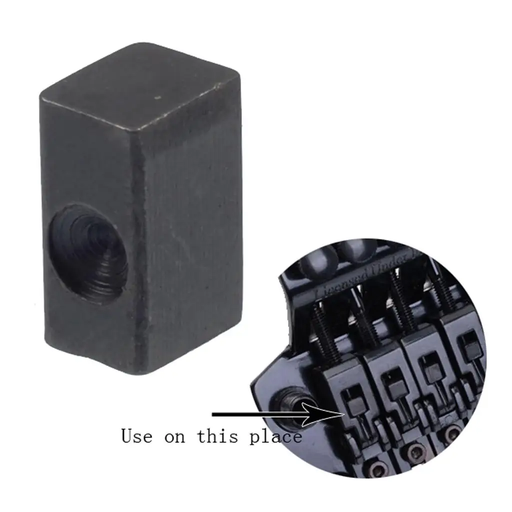 Electric Guitar Metal String Iron Block Set Tremolo Bridge Replacement Insert Guitar Tool for String Maintenance