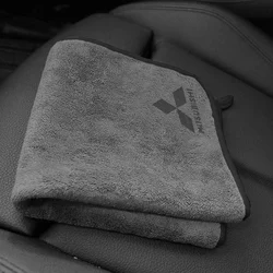 Microfiber Handdoek Auto Wassen Schoonmaak Drogende Handdoeken Doek Voor Mitsubishi Lancer Sport Ralliart Chaveiro Pajero Evo Auto Accessoires