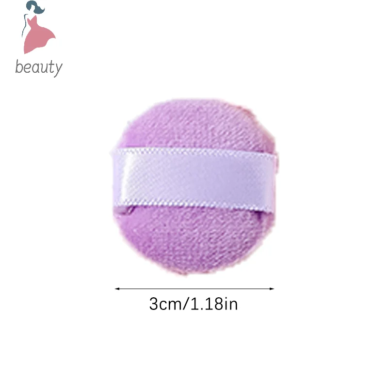 3/4/6Pcs Mini Finger Puff Detail Makeup Sponge Face Foundation Powder Concealer Cream Blend Cosmetic Accessories Makeup Tools