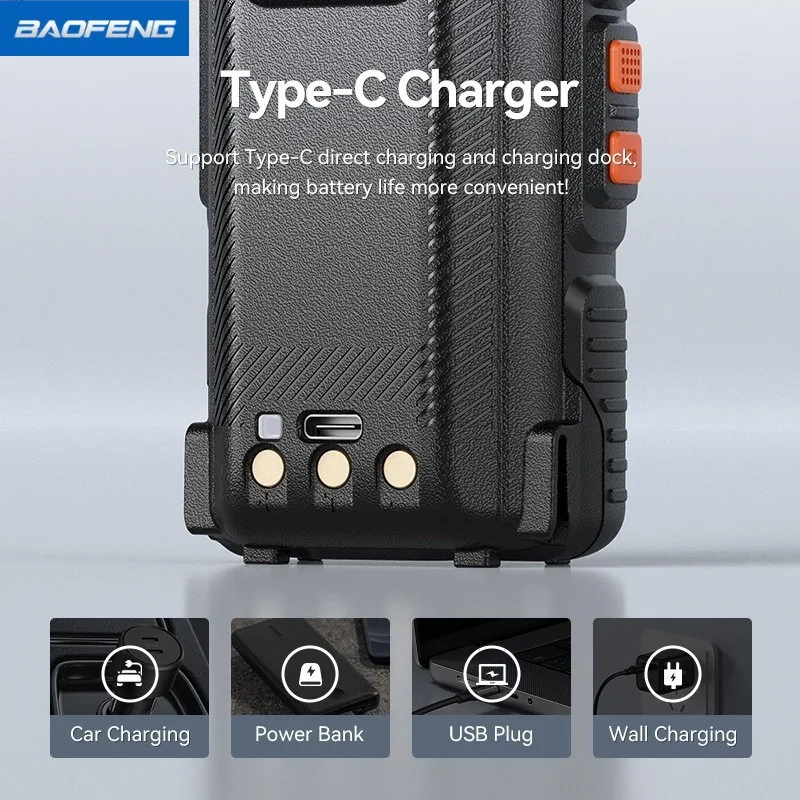 Baofeng BF-K69 كامل النطاق في الهواء الطلق 1.44 بوصة شاشة كبيرة عالية الطاقة راديو Comunicador 999 قنوات تخاطب لاسلكي