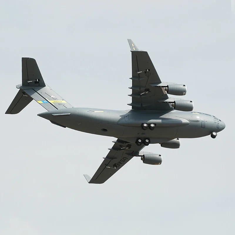 XFly C-17 Transport Plane 40mm Four Engine Electric Fixed Wing RC Aircraft Model For Adult Aviation Enthusiasts And Hobbyists