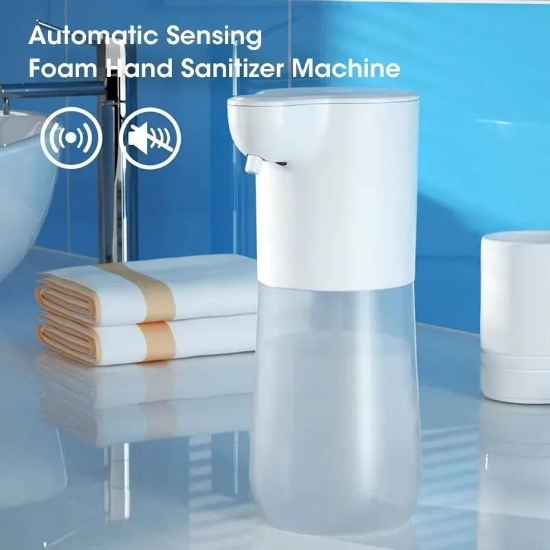 

350ML Touchless Soap Dispenser Foam USB Rechargeable Foam Hand Washer Bathroom Infrared SensorSoapDispenser