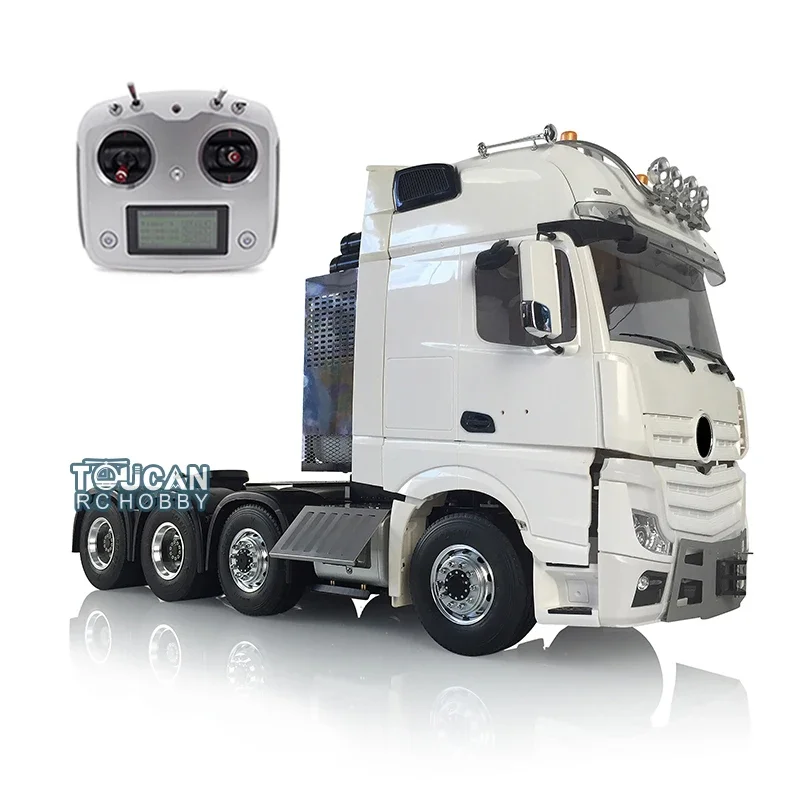 LESU 1/14 RC 3 Speed Highline Tractor Truck Heavy-duty Metal Chassis W/ Motor Light DIY Cabin Radio Controller Servo Outdoor Toy