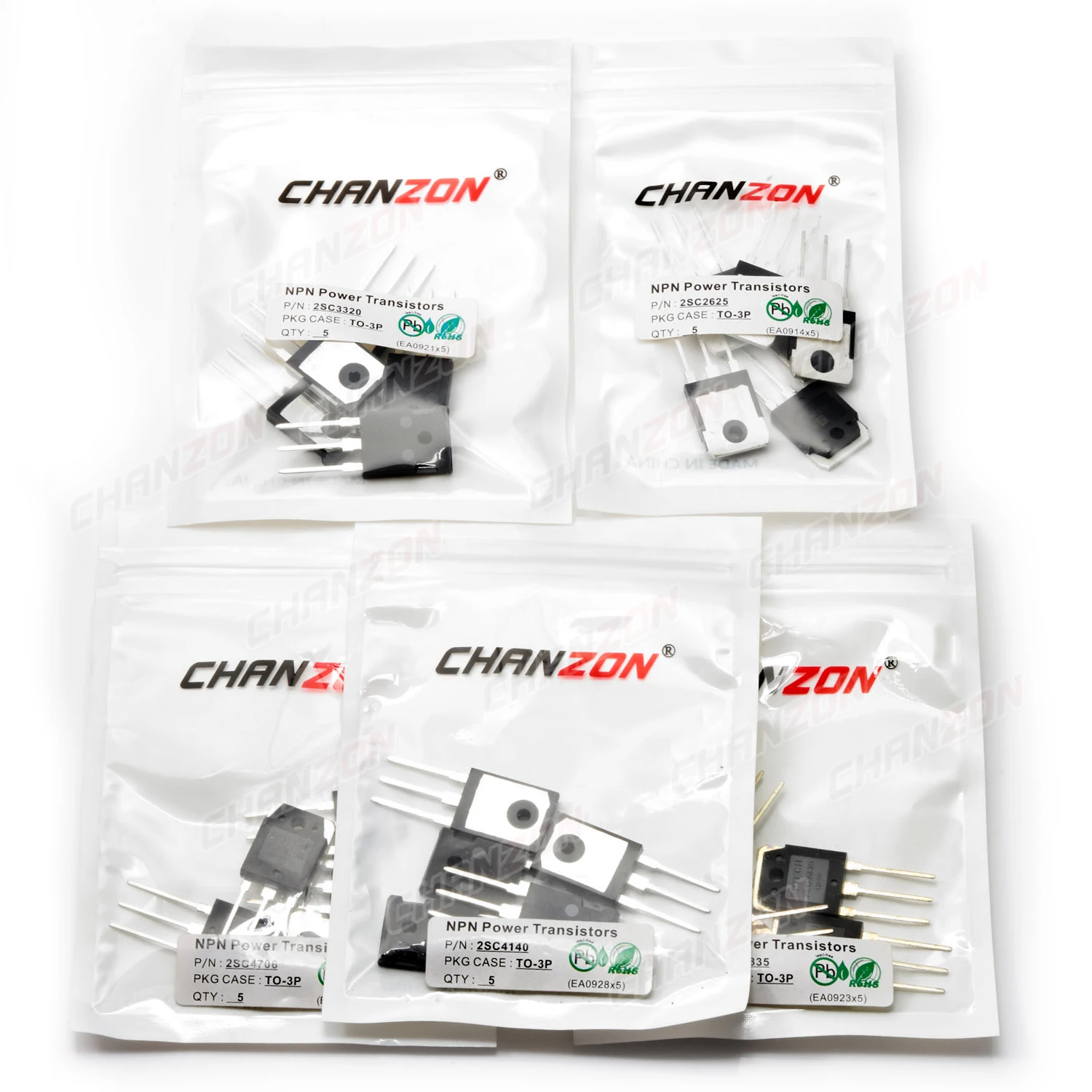 5Pcs 2Sc2625 2Sc3320 2Sc3835 2Sc4140 2Sc4706 TO-3P Npn Type Bipolar Power Transistor New Original Triode Tube Integrated Circuit view 2