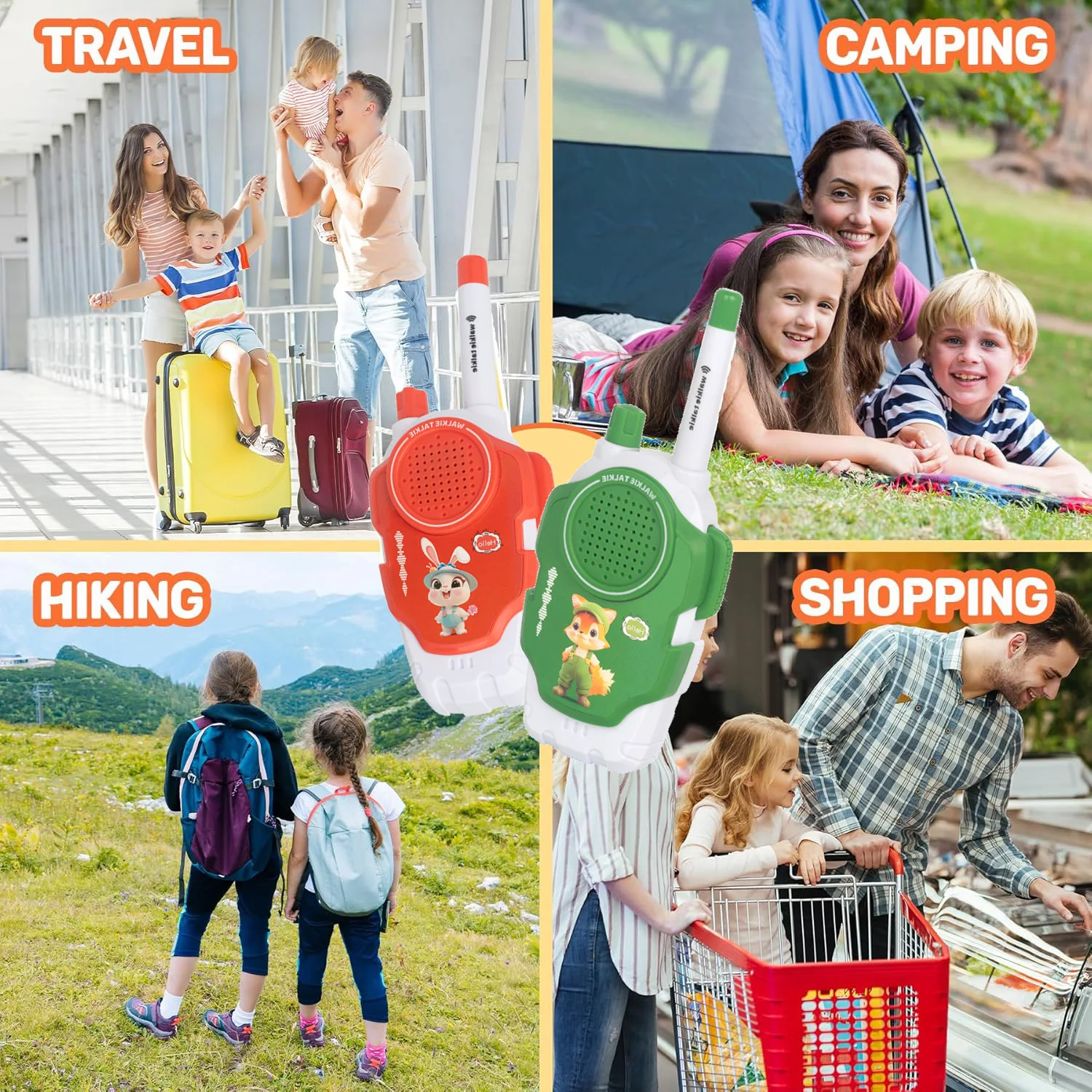 Walkie-talkie mobile phone outdoor cute toy children parent-child intercom machine cartoon boys and girls educational toy gift