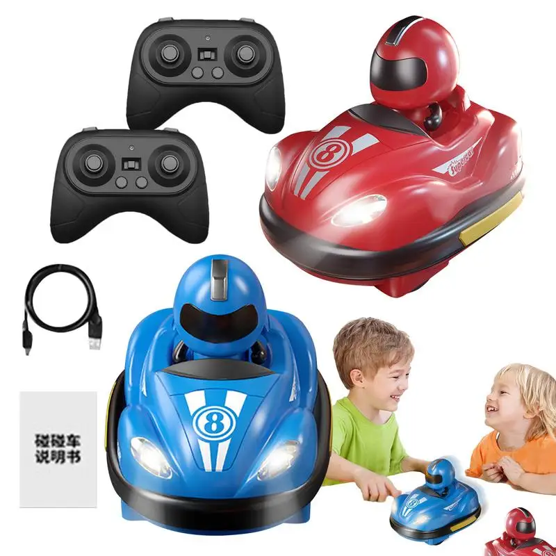 Remote Control Bumper Car For Kids Ejection Bumper Car Toy Kit Two-Player Battle Mode RC Battle Race Vehicles Toys For Christmas