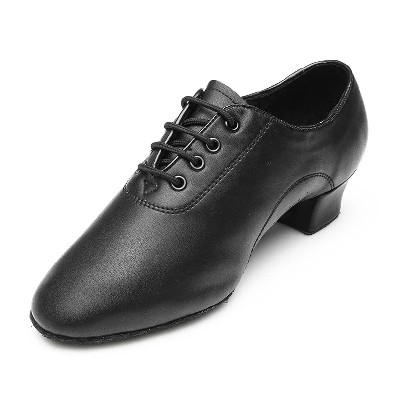 Brand New Latin Dance Shoes Modern Men\'s Ballroom Tango Children Man Dance Shoes Black Color Teacher Shoes