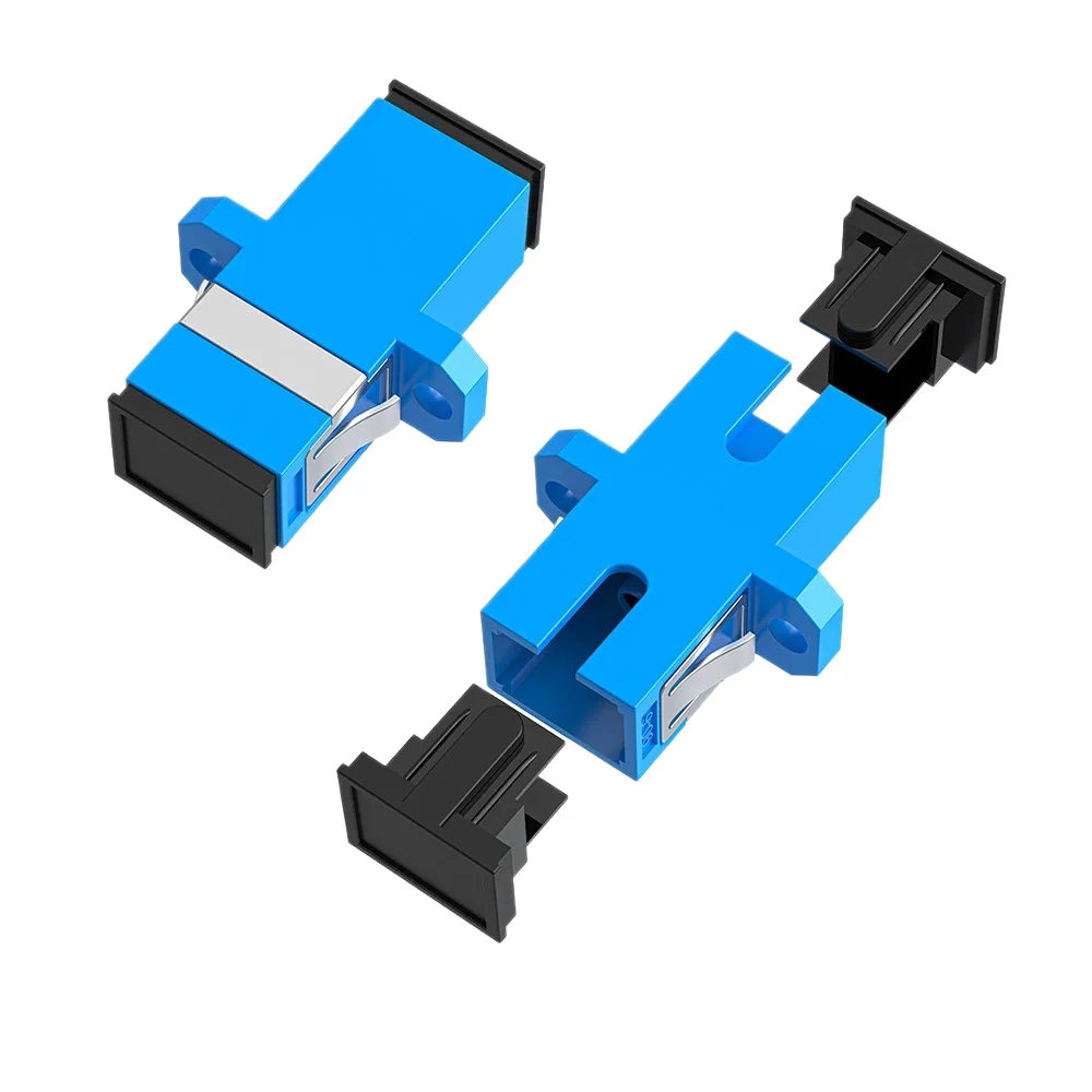 10/50pcs SC Fiber Optic Coupler SC UPC/APC Simplex Single Mode Fiber Optical Adapter Network Internet Connector