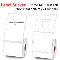 Thermal Sticker paper Thermal paper Label Maker Paper Label for Small Business Multi-Purpose for M110 M221 M200 M220 Printer