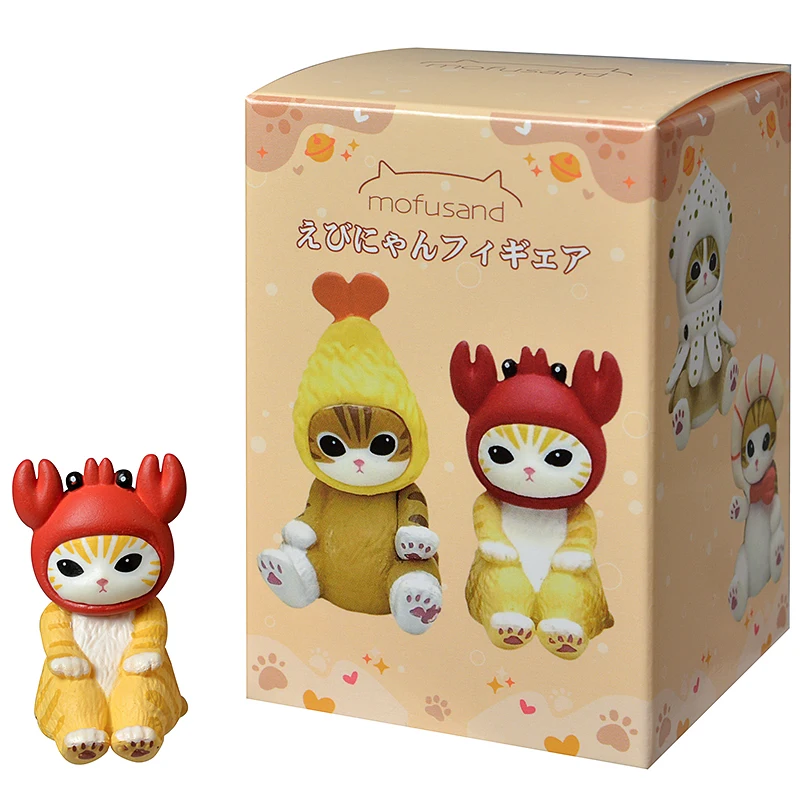 Mofusand Hai Katze Blind Box Obst Tier Niedliche Minifiguren Anime Ornamente Puppen Fans Kinderspielzeug Modell Weihnachten Geburtstagsgeschenke – Detail 15