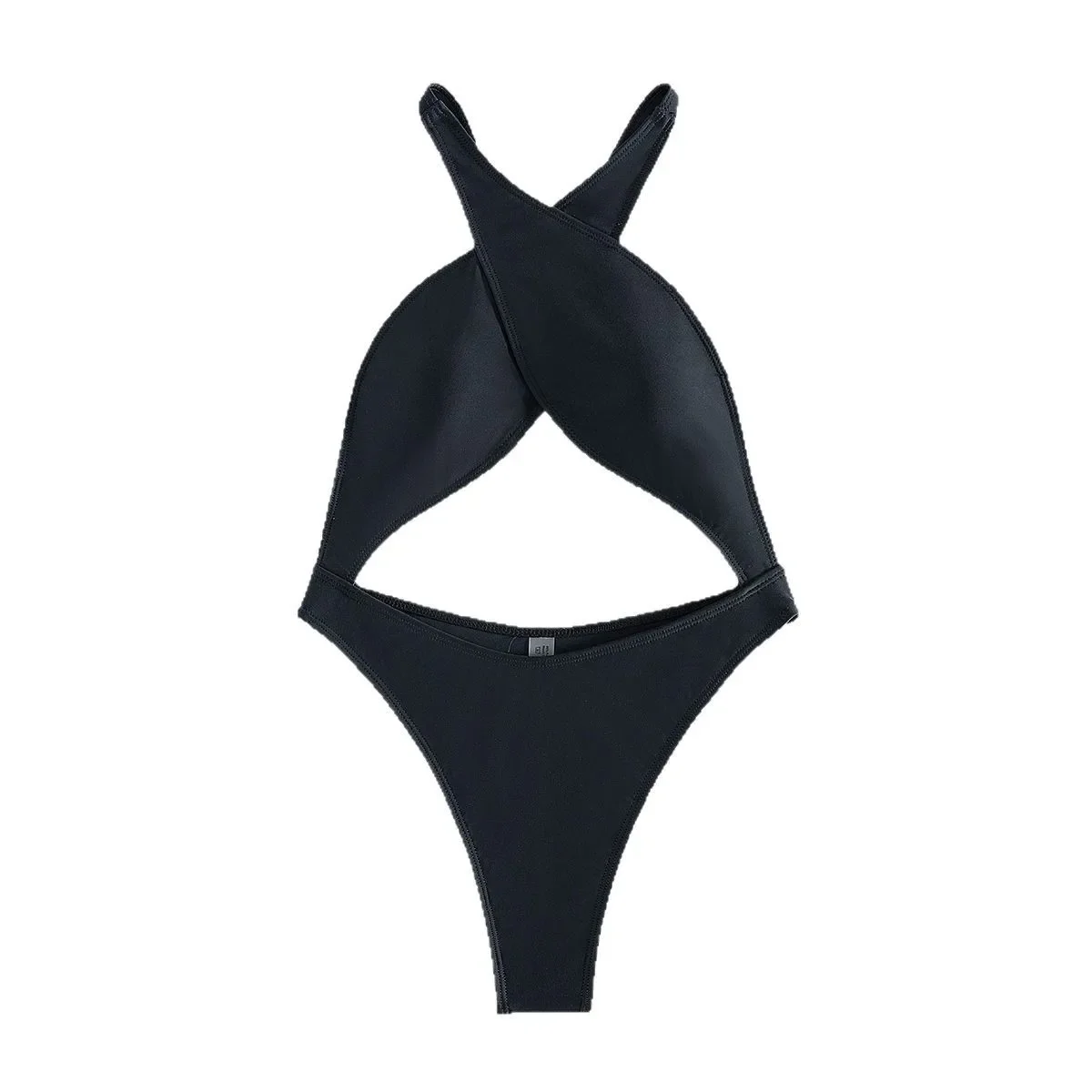 

2026 New One-Piece Bikini: Slim Neck, Backless Design & Sexy Solid Color