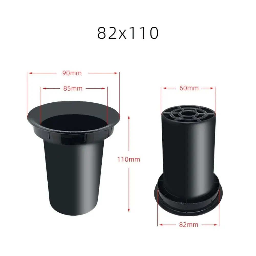 Speaker Vent Accessories Plastic Bass Reflex Tube Black DIY Speaker Port Tube Bass Tube
