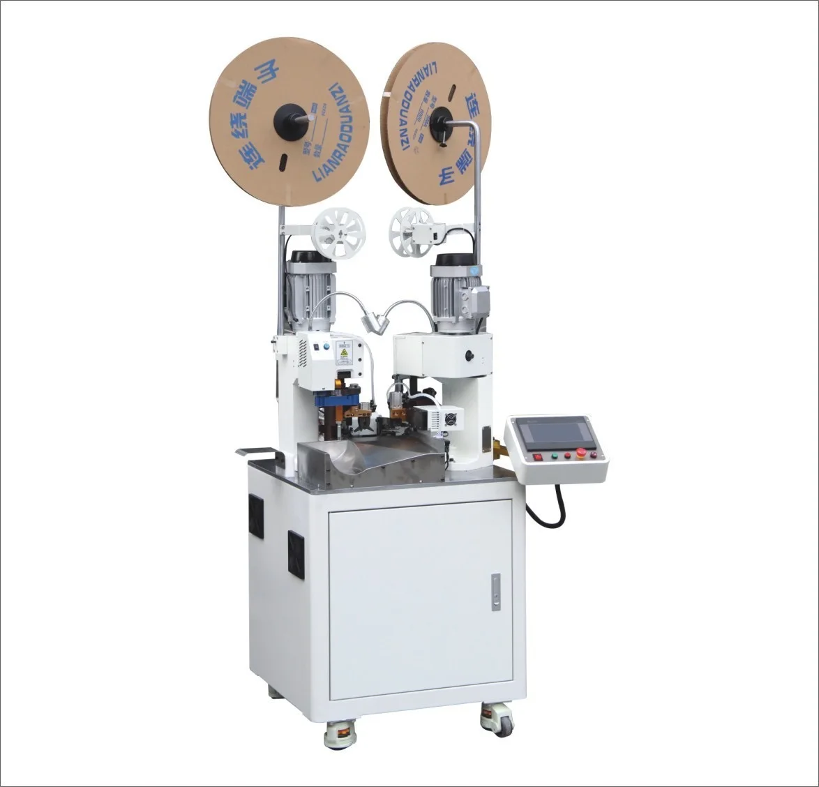 

Fully Automatic Economic Double-End Crimping Machine with Both Side Wire Cutting & Stripping for Cable Manufacturing