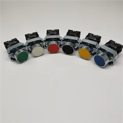 Momentary Push button switch 22mm 10A 240V~3A Circular small size Flat round Panel NC/NO XB2-BA31 XB2-BA42 ZB2-BE101C 102C