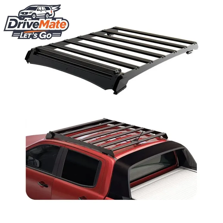 

Pickup Roof Rack for Ford Ranger T6 Raptor 2012-2022 Aluminum Alloy and Steel Roof Platform Luggage Carrier Cargo Basket